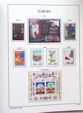 1956-2011, Collection d'Europa en 6 volumes Leuchtturm,