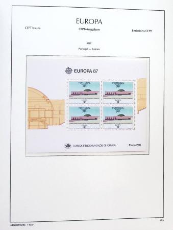 1956-2011, Collection d'Europa en 6 volumes Leuchtturm,