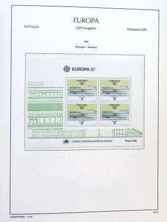 1956-2011, Collection d'Europa en 6 volumes Leuchtturm,