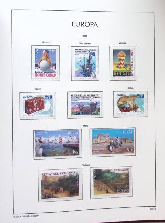 1956-2011, Collection d'Europa en 6 volumes Leuchtturm,