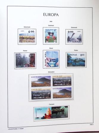 1956-2011, Collection d'Europa en 6 volumes Leuchtturm,