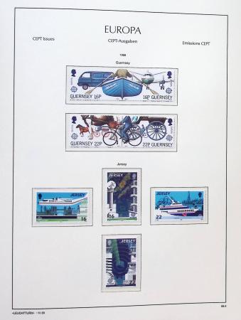 1956-2011, Collection d'Europa en 6 volumes Leuchtturm,