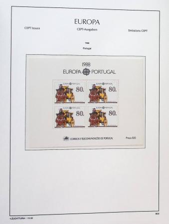 1956-2011, Collection d'Europa en 6 volumes Leuchtturm,