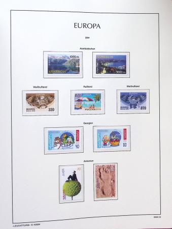 1956-2011, Collection d'Europa en 6 volumes Leuchtturm,