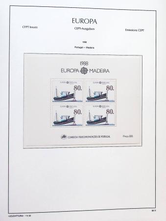 1956-2011, Collection d'Europa en 6 volumes Leuchtturm,