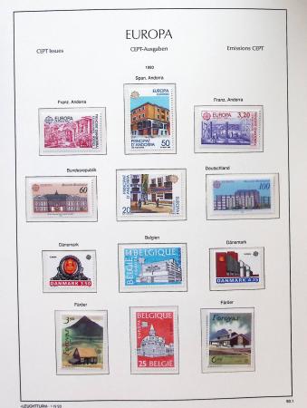 1956-2011, Collection d'Europa en 6 volumes Leuchtturm,
