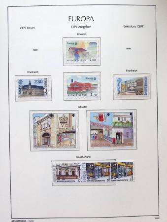 1956-2011, Collection d'Europa en 6 volumes Leuchtturm,