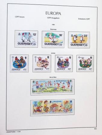 1956-2011, Collection d'Europa en 6 volumes Leuchtturm,