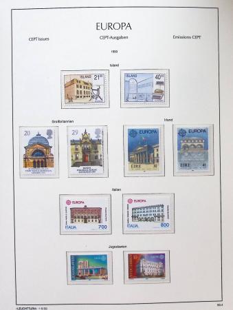 1956-2011, Collection d'Europa en 6 volumes Leuchtturm,