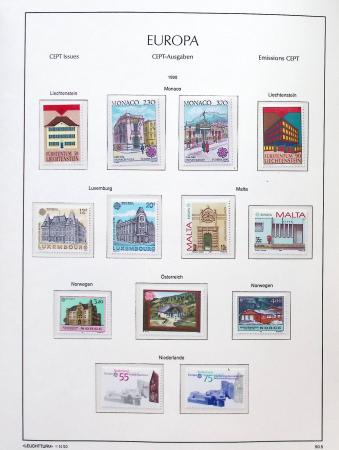 1956-2011, Collection d'Europa en 6 volumes Leuchtturm,