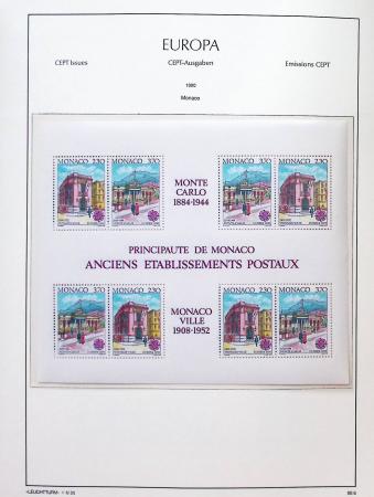 1956-2011, Collection d'Europa en 6 volumes Leuchtturm,