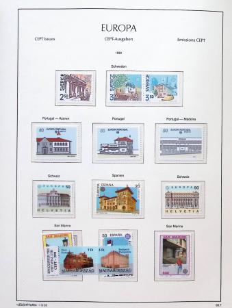 1956-2011, Collection d'Europa en 6 volumes Leuchtturm,