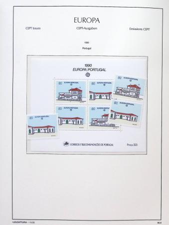 1956-2011, Collection d'Europa en 6 volumes Leuchtturm,
