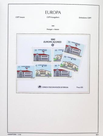 1956-2011, Collection d'Europa en 6 volumes Leuchtturm,