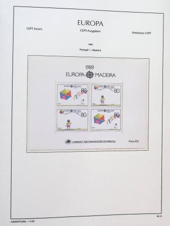 1956-2011, Collection d'Europa en 6 volumes Leuchtturm,