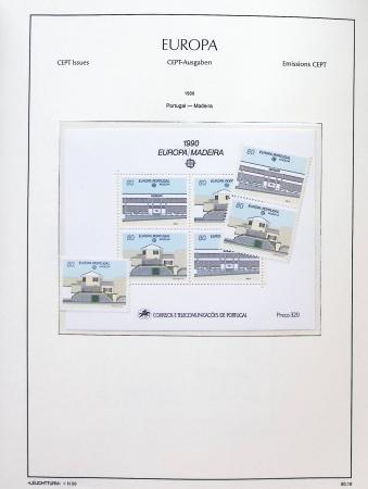 1956-2011, Collection d'Europa en 6 volumes Leuchtturm,