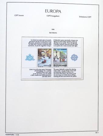 1956-2011, Collection d'Europa en 6 volumes Leuchtturm,