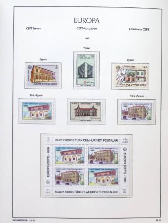 1956-2011, Collection d'Europa en 6 volumes Leuchtturm,