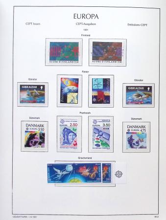 1956-2011, Collection d'Europa en 6 volumes Leuchtturm,