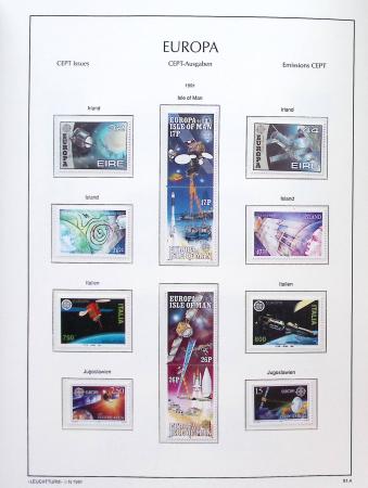 1956-2011, Collection d'Europa en 6 volumes Leuchtturm,