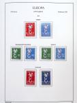 1956-2011, Collection d'Europa en 6 volumes Leuchtturm,