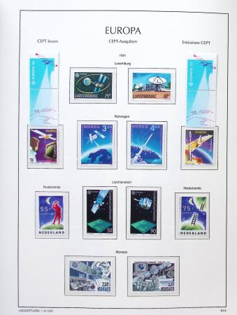 1956-2011, Collection d'Europa en 6 volumes Leuchtturm,