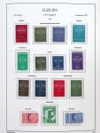 1956-2011, Collection d'Europa en 6 volumes Leuchtturm,