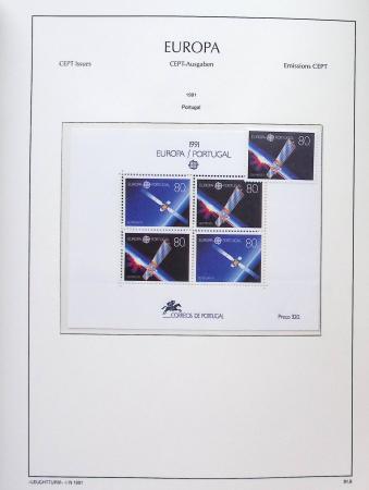 1956-2011, Collection d'Europa en 6 volumes Leuchtturm,