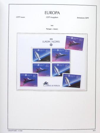 1956-2011, Collection d'Europa en 6 volumes Leuchtturm,
