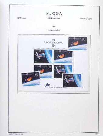 1956-2011, Collection d'Europa en 6 volumes Leuchtturm,