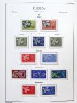 1956-2011, Collection d'Europa en 6 volumes Leuchtturm,