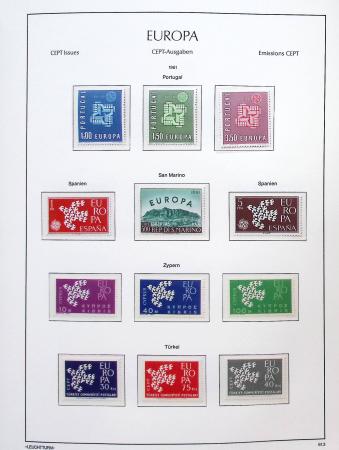 1956-2011, Collection d'Europa en 6 volumes Leuchtturm,