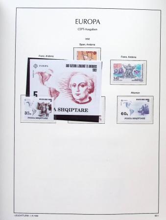 1956-2011, Collection d'Europa en 6 volumes Leuchtturm,