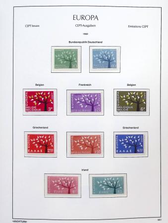 1956-2011, Collection d'Europa en 6 volumes Leuchtturm,