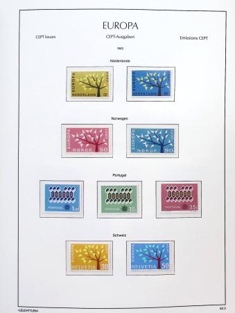 1956-2011, Collection d'Europa en 6 volumes Leuchtturm,