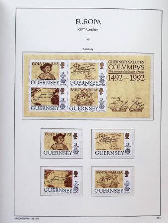 1956-2011, Collection d'Europa en 6 volumes Leuchtturm,
