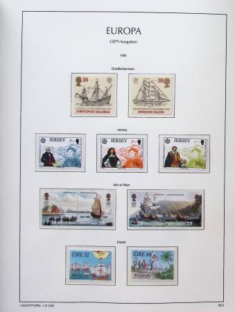 1956-2011, Collection d'Europa en 6 volumes Leuchtturm,