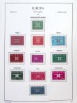 1956-2011, Collection d'Europa en 6 volumes Leuchtturm,
