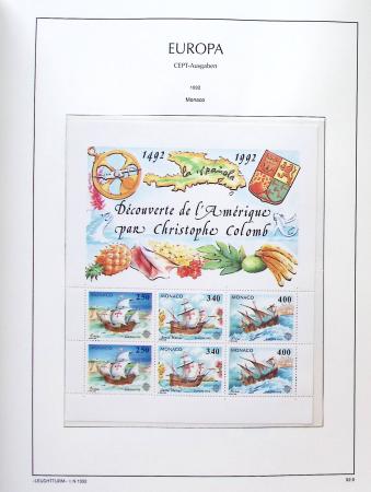 1956-2011, Collection d'Europa en 6 volumes Leuchtturm,