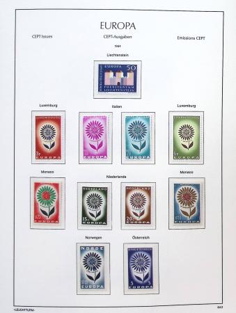 1956-2011, Collection d'Europa en 6 volumes Leuchtturm,