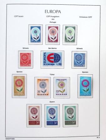 1956-2011, Collection d'Europa en 6 volumes Leuchtturm,