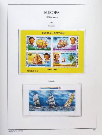 1956-2011, Collection d'Europa en 6 volumes Leuchtturm,
