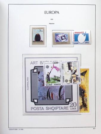1956-2011, Collection d'Europa en 6 volumes Leuchtturm,