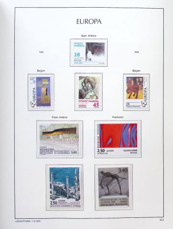 1956-2011, Collection d'Europa en 6 volumes Leuchtturm,