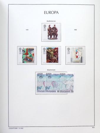 1956-2011, Collection d'Europa en 6 volumes Leuchtturm,