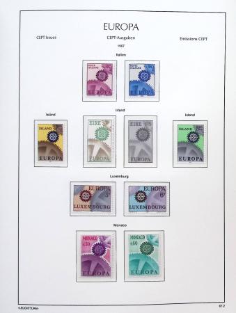 1956-2011, Collection d'Europa en 6 volumes Leuchtturm,