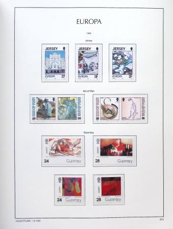 1956-2011, Collection d'Europa en 6 volumes Leuchtturm,