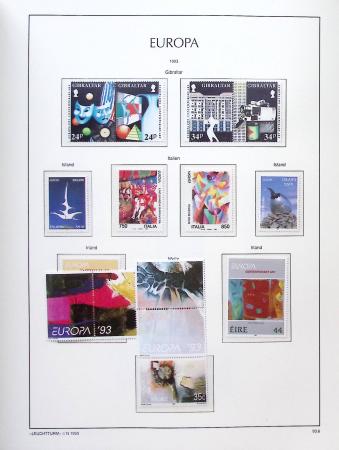 1956-2011, Collection d'Europa en 6 volumes Leuchtturm,