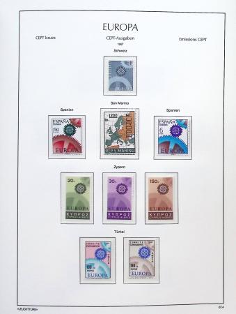 1956-2011, Collection d'Europa en 6 volumes Leuchtturm,
