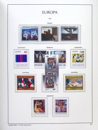 1956-2011, Collection d'Europa en 6 volumes Leuchtturm,